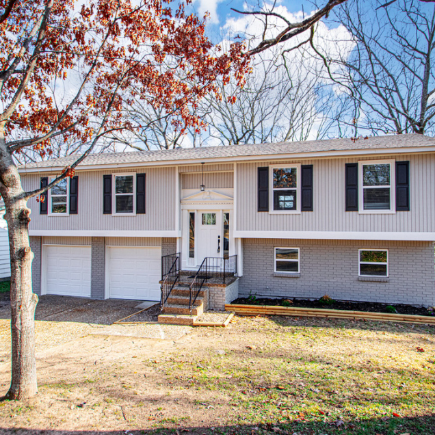 suburban home in Little Rock